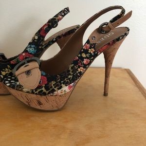 Guess Floral Heels